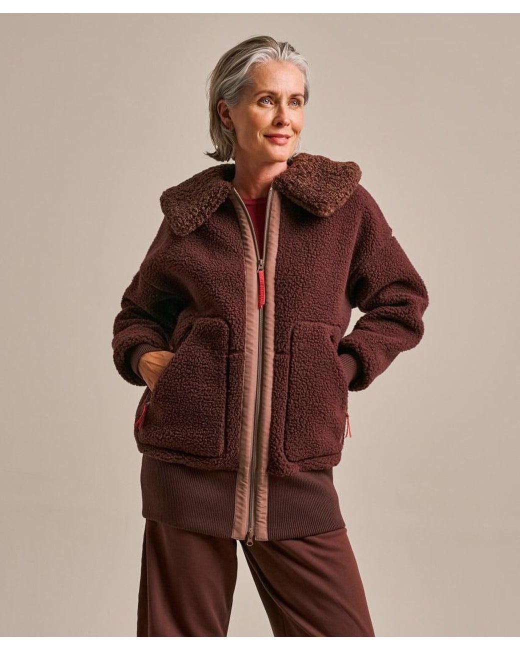 BAM Clothing Brown The Embrace Chuck On Fleece Conker