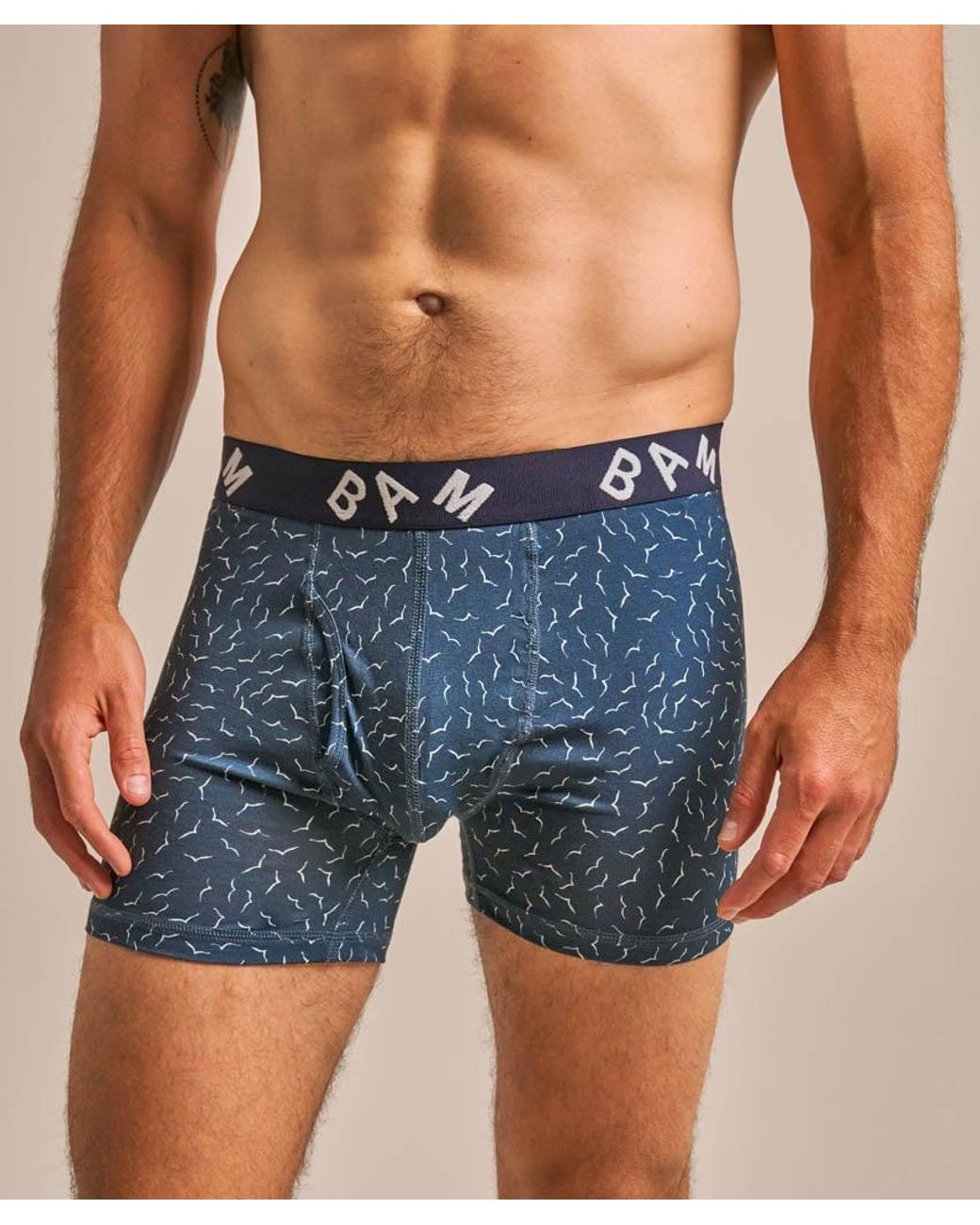 Bam Blue Regular Fitted Air Boo Boxers for men