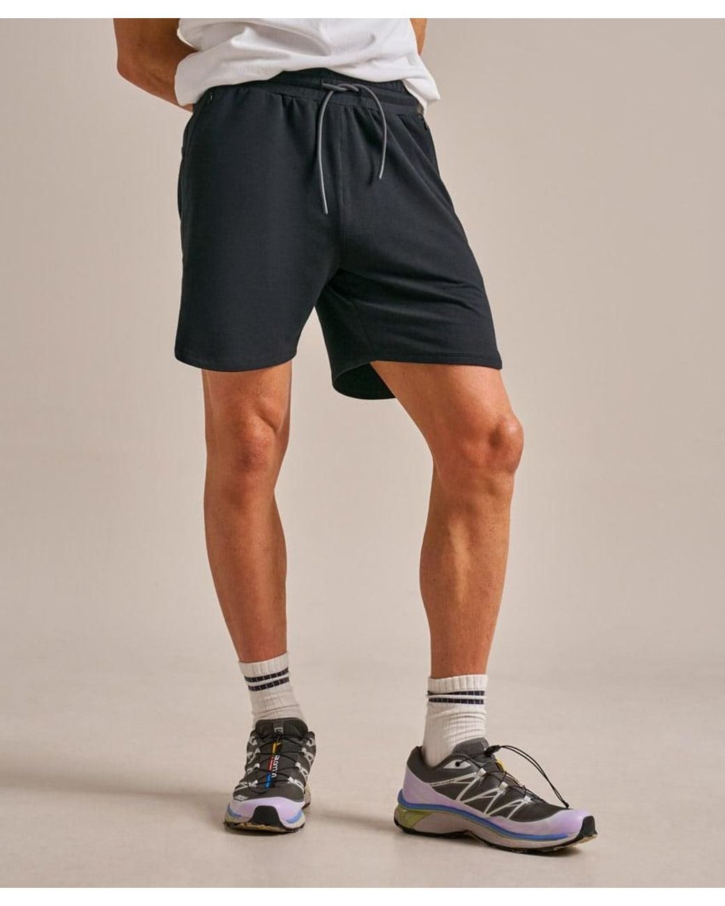 BAM Clothing Blue Brook Active Sweat Shorts Washed for men