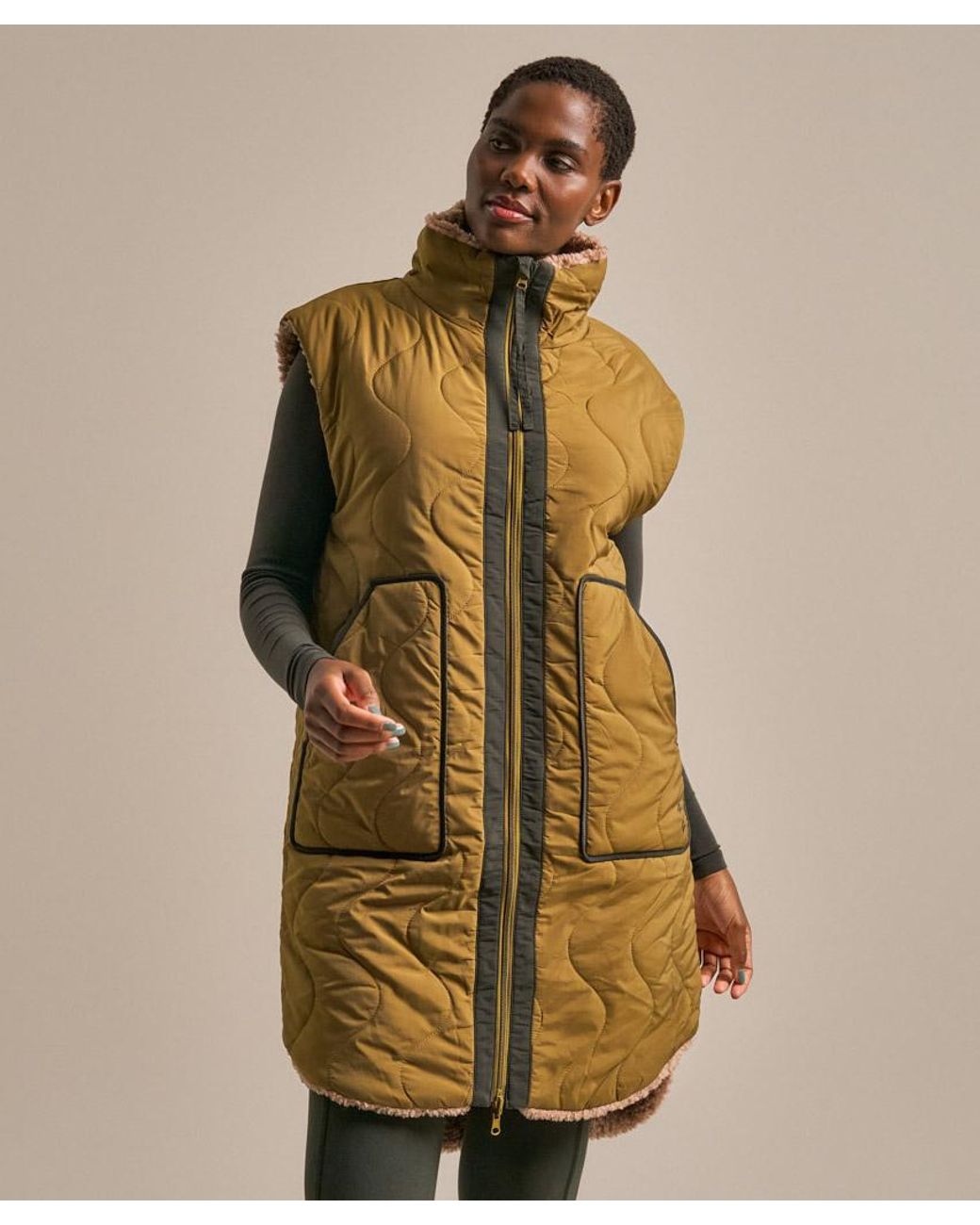 Bam Purple 73 Zero Reversible Longline Gilet