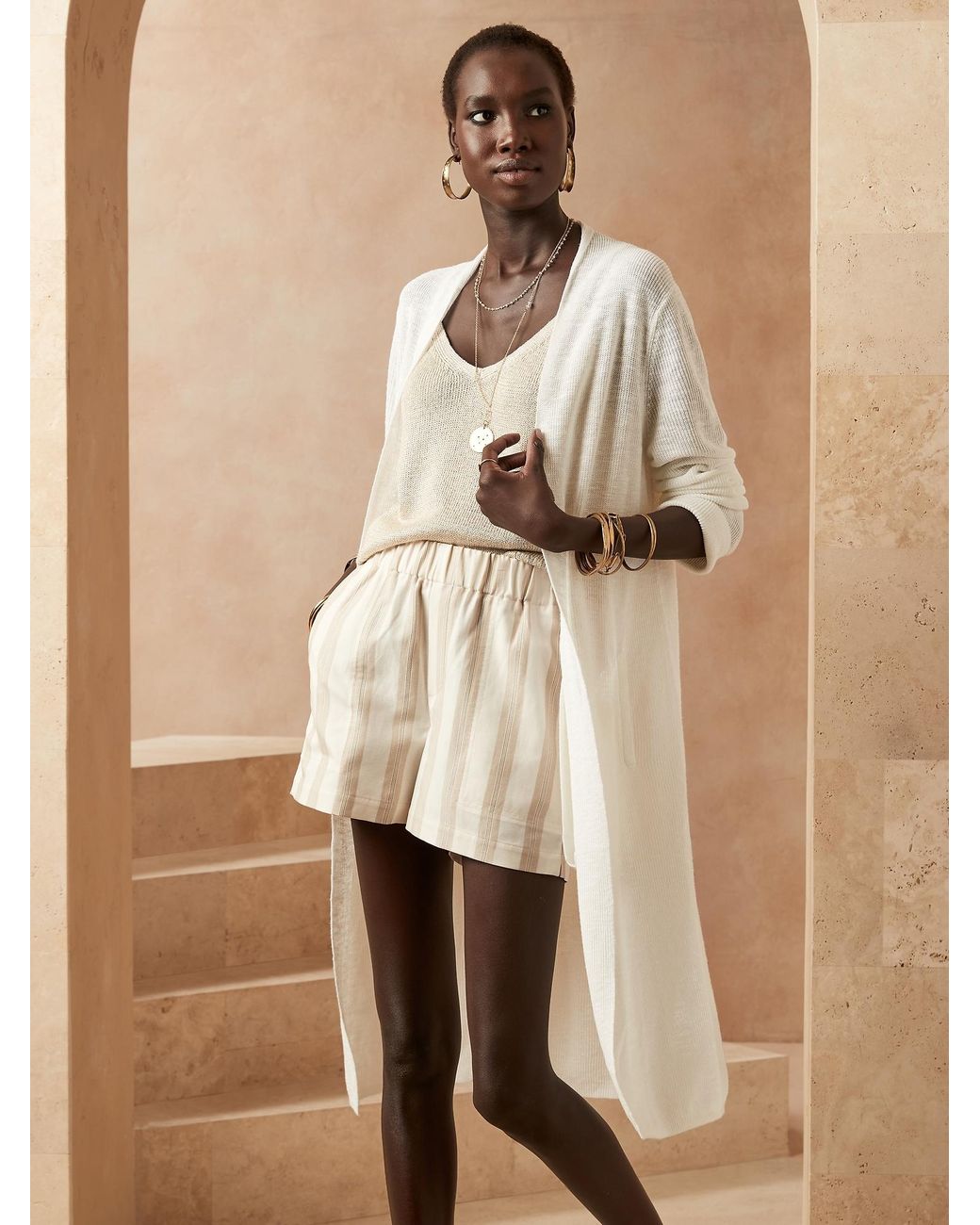 banana republic duster cardigan