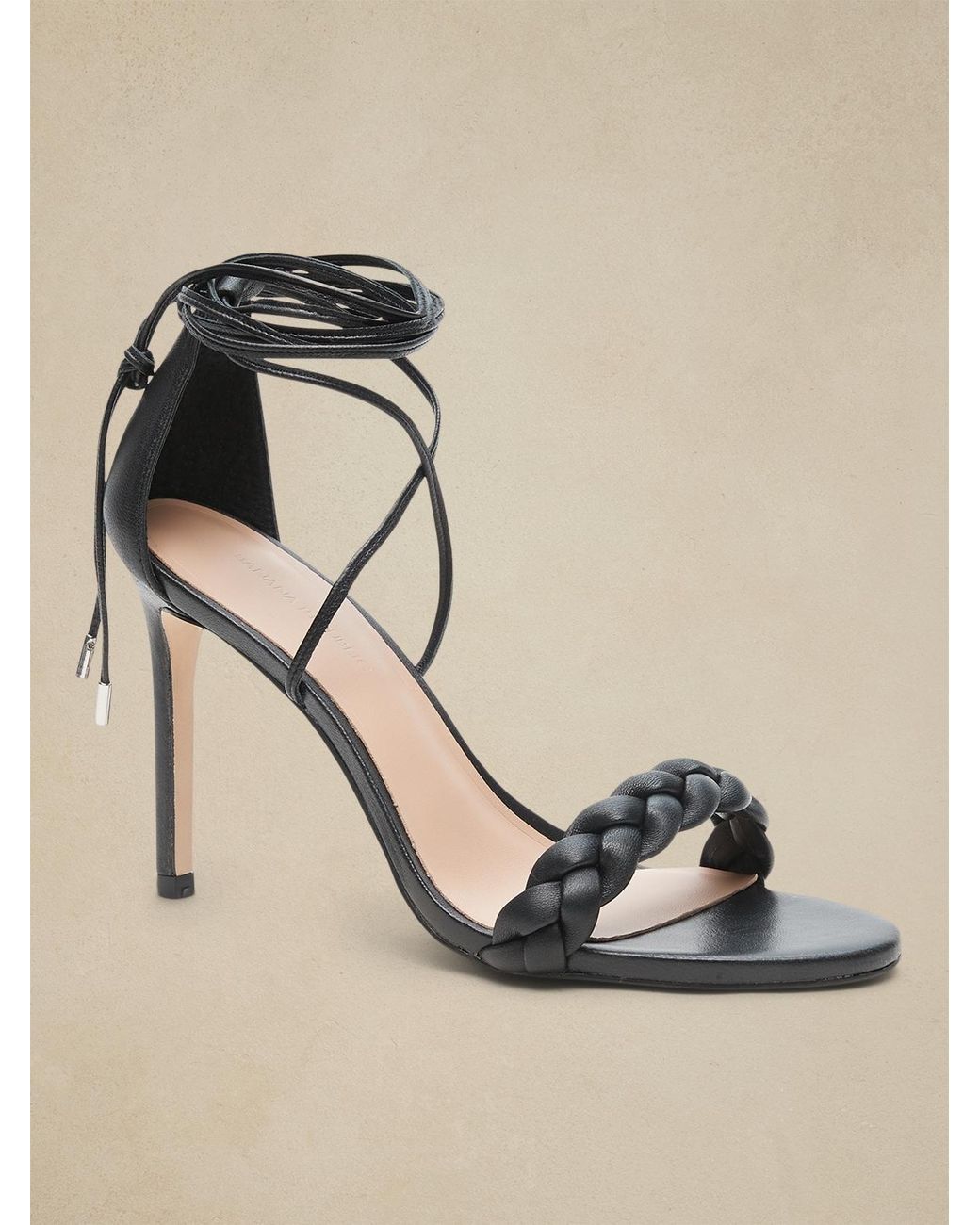 Banana Republic Treccia Leather Heels 