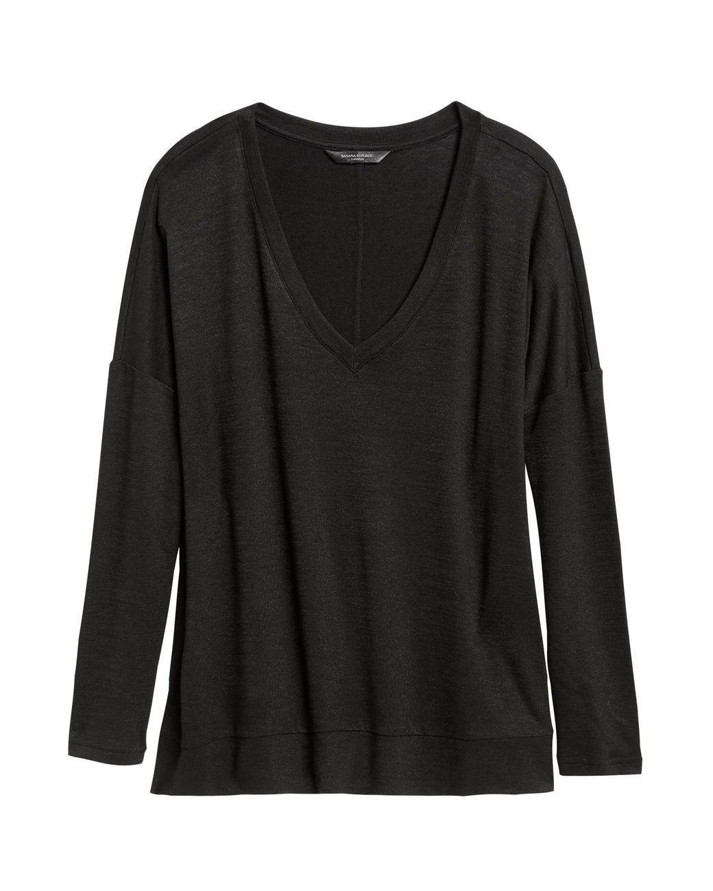 banana republic v neck tee shirts