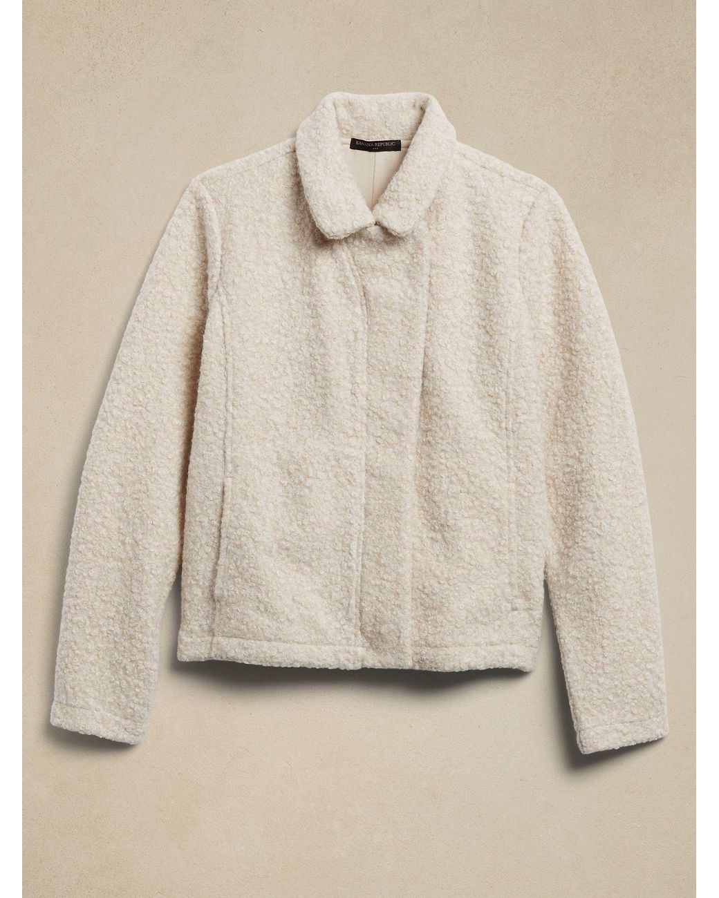 Banana Republic Factory Boucle Sherpa 