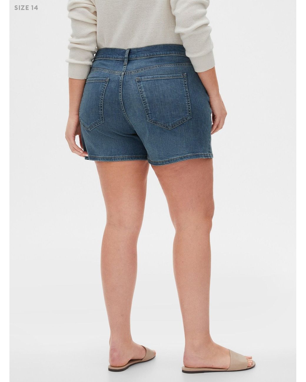 4 inch inseam denim shorts