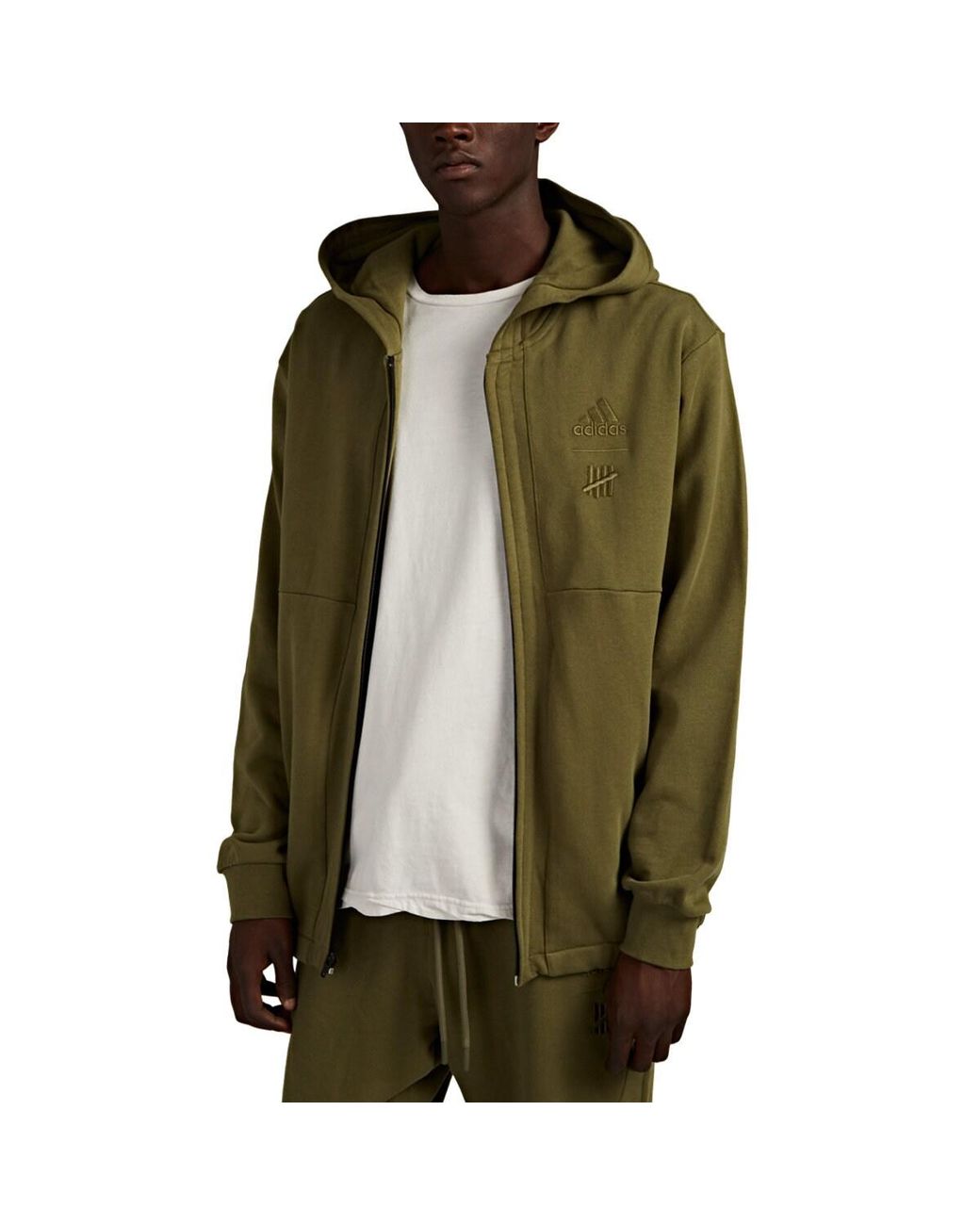 adidas olive green hoodie