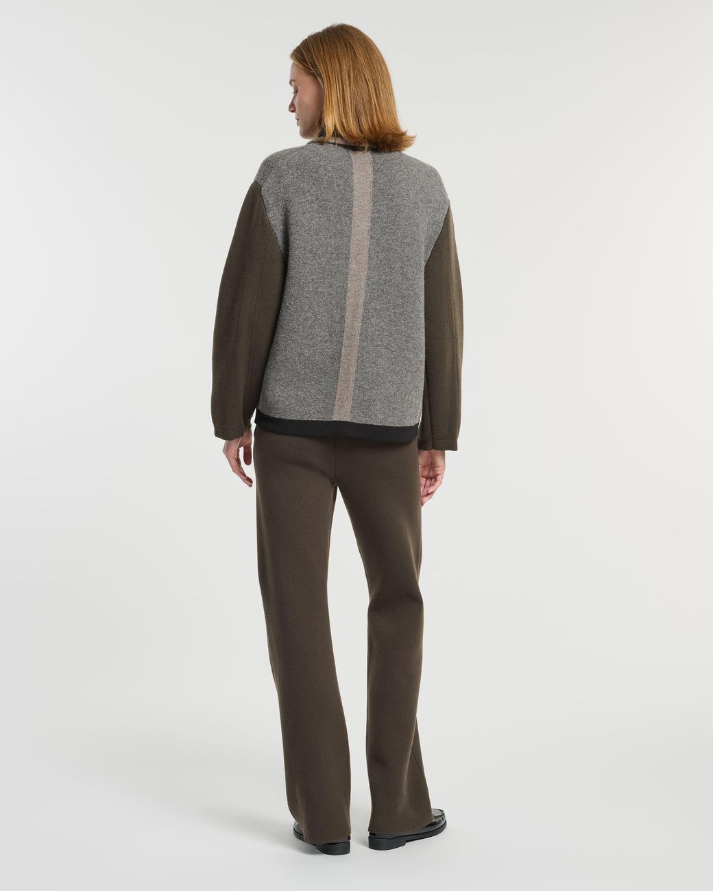 Barrie Gray Trompe-l''œil Jacket In Cashmere And Wool