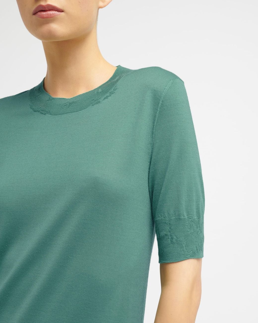 Barrie Green Ultra-fine Cashmere Maxi Dress