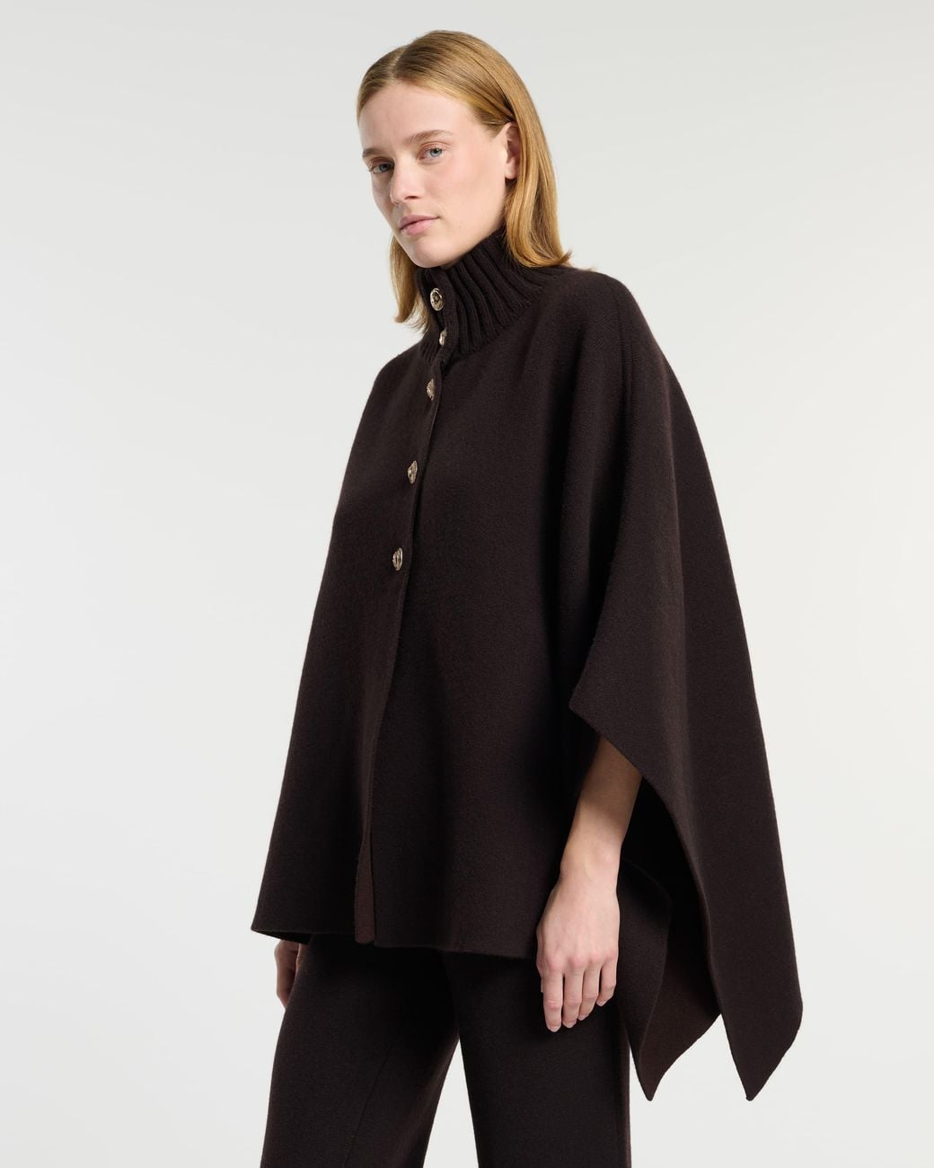 Barrie Black Cashmere Cape
