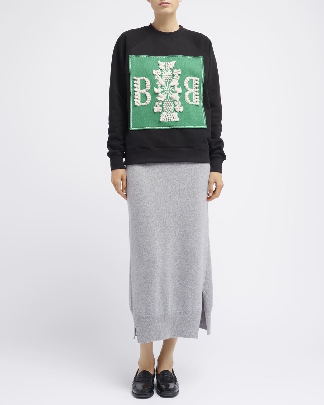 Barrie Gray Iconic Cashmere Skirt