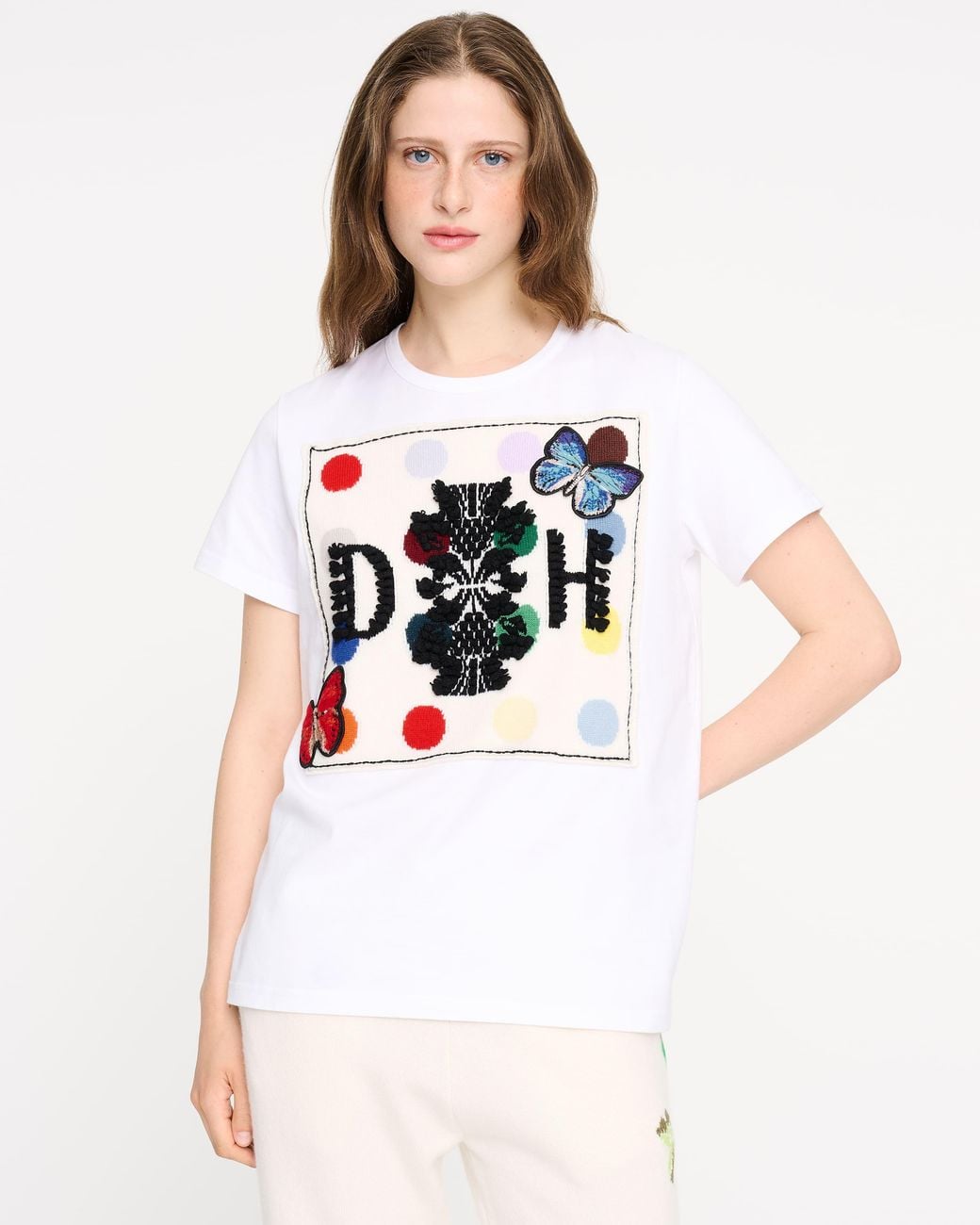 Barrie White Spots And Butterflies Logo T-Shirt + Damien Hirst
