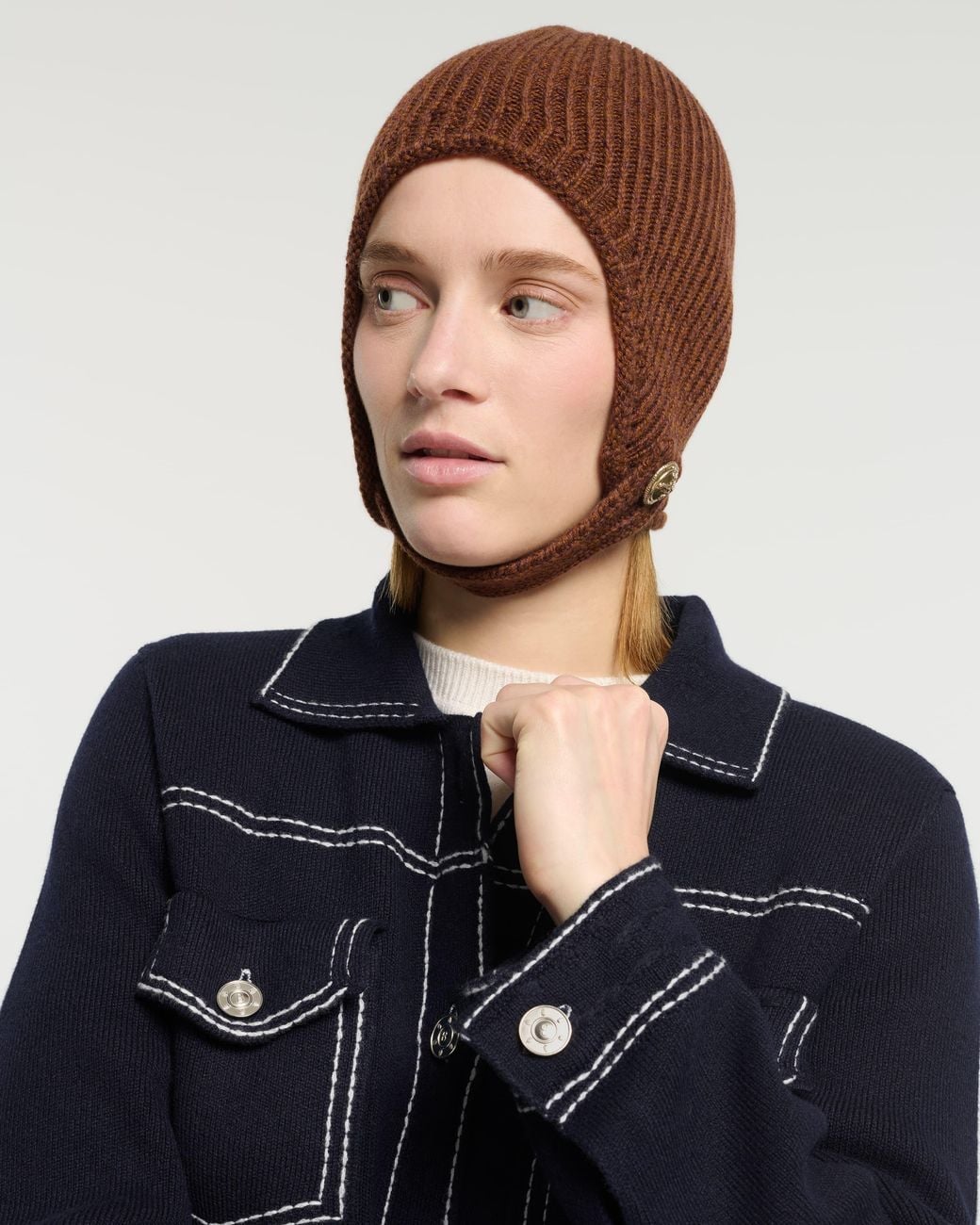 Barrie Brown Cashmere Bonnet