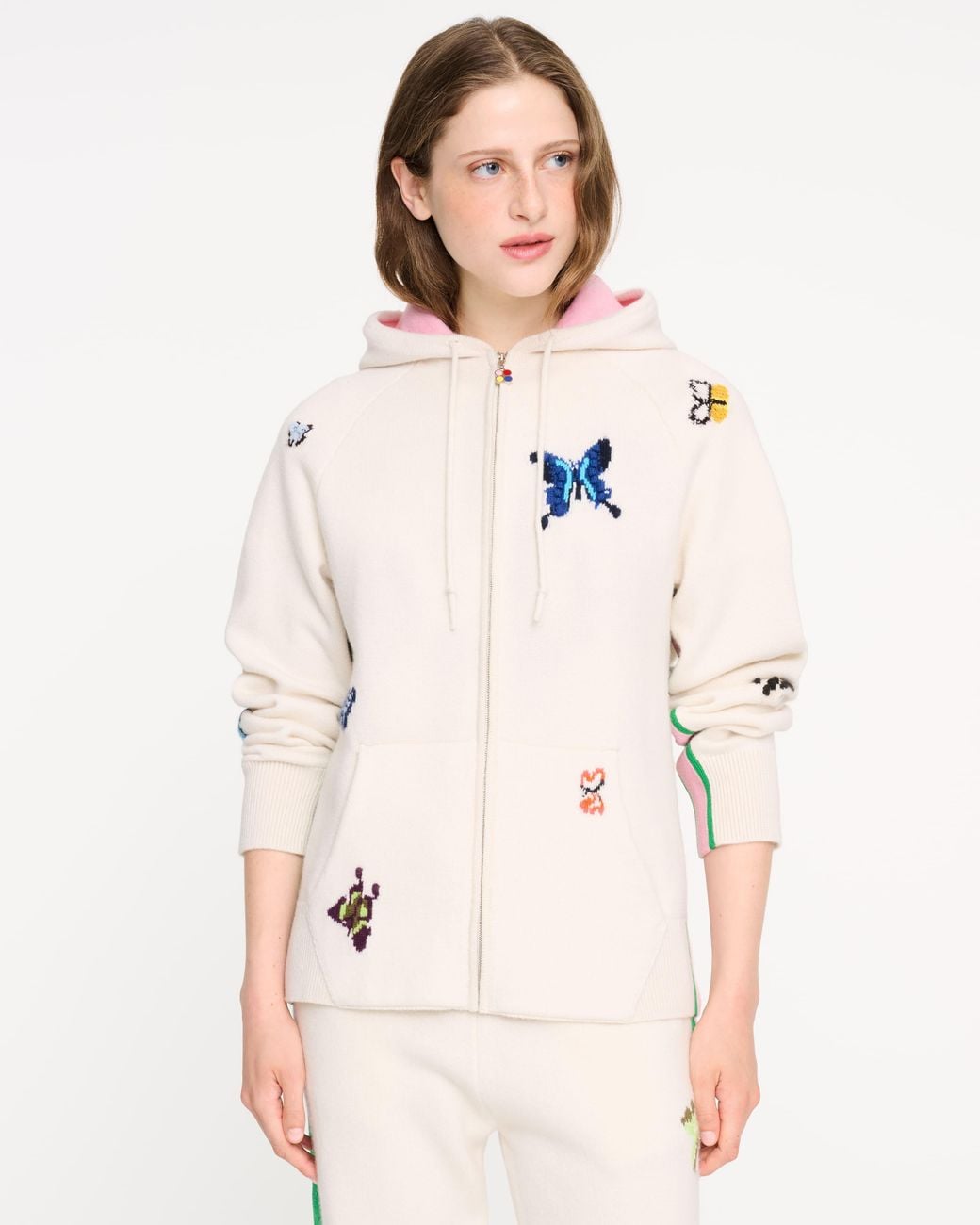 Barrie Natural Butterflies Hoodie + Damien Hirst