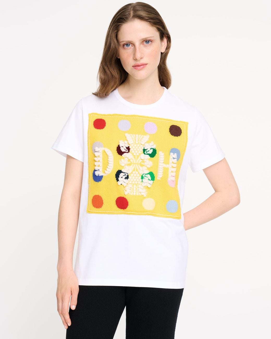 Barrie Yellow Spots Logo T-Shirt + Damien Hirst