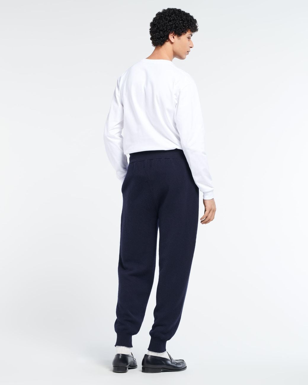 Barrie Blue B Label Cashmere Trousers for men