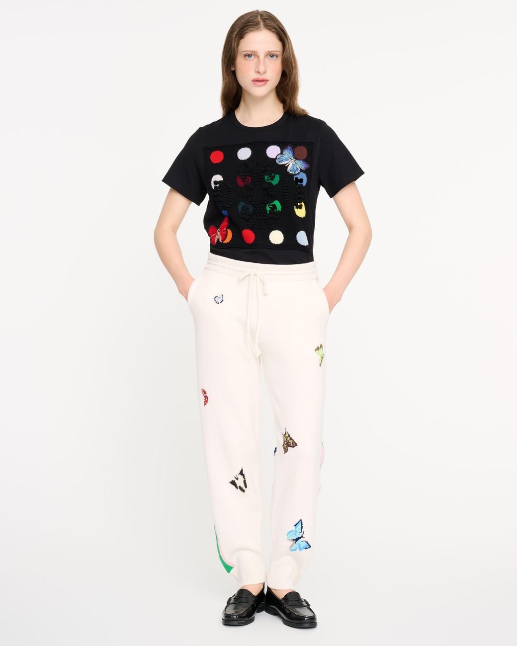 Barrie Black Spots And Butterflies Logo T-Shirt + Damien Hirst