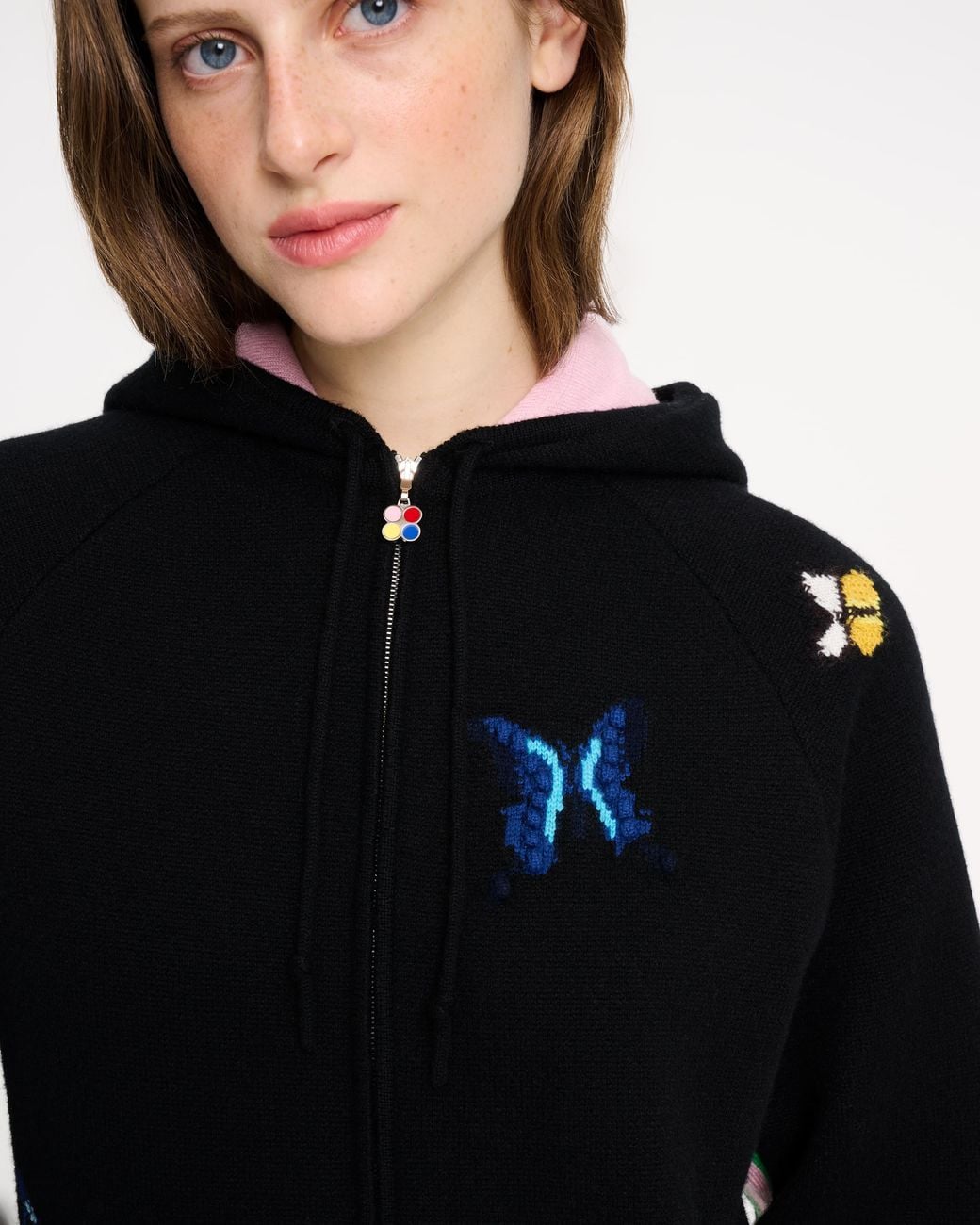 Barrie Black Butterflies Hoodie + Damien Hirst – Numbered Item
