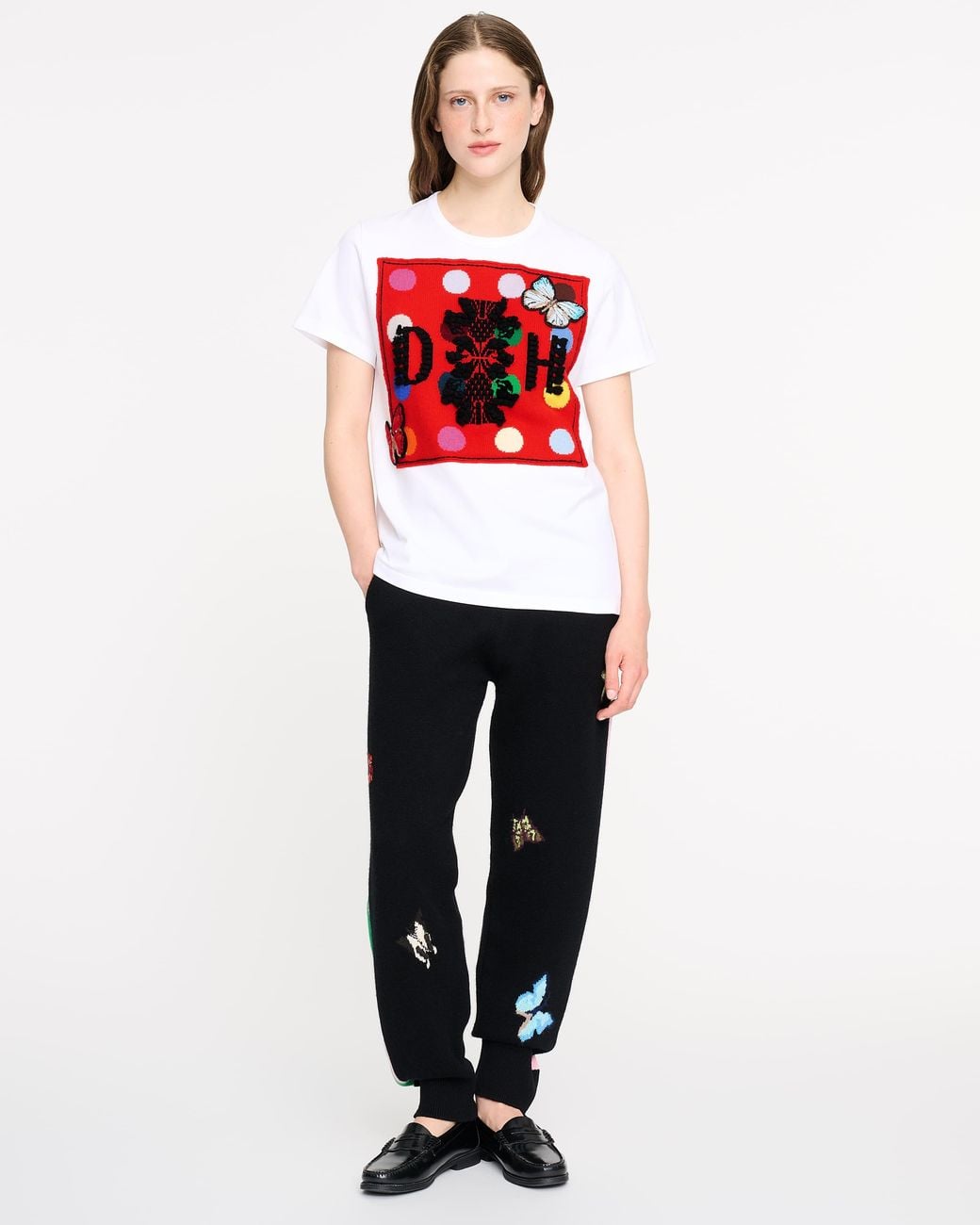 Barrie Red Spots And Butterflies Logo T-Shirt + Damien Hirst