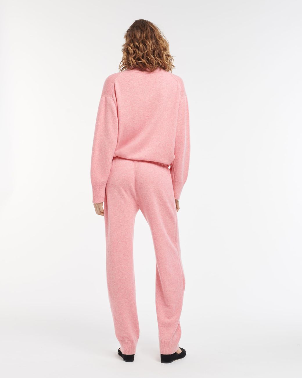 Barrie Pink Cashmere Jumpsuit