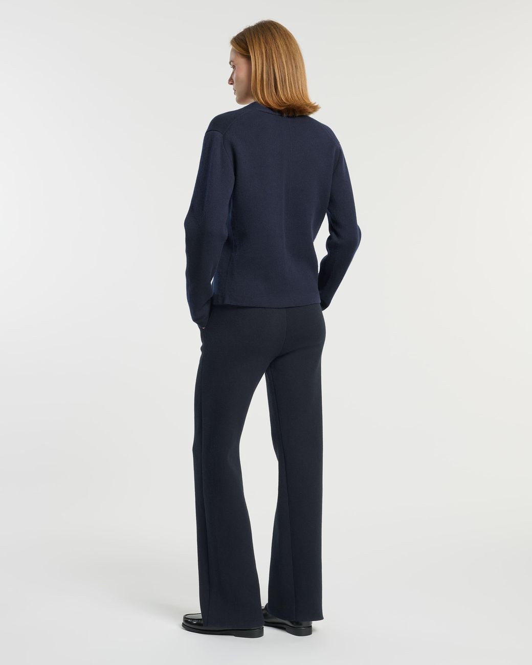 Barrie Blue V-Neck Cardigan