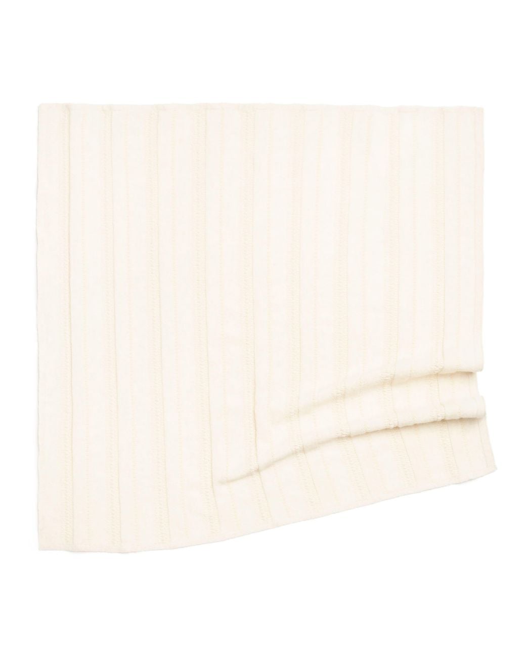 Barrie Black Tone-On-Tone Striped Cashmere And Cotton Scarf