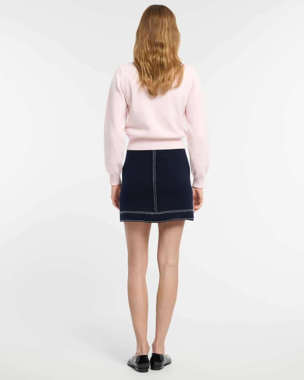 Barrie Pink Cotton And Cashmere Cardigan With Jewelled Buttons