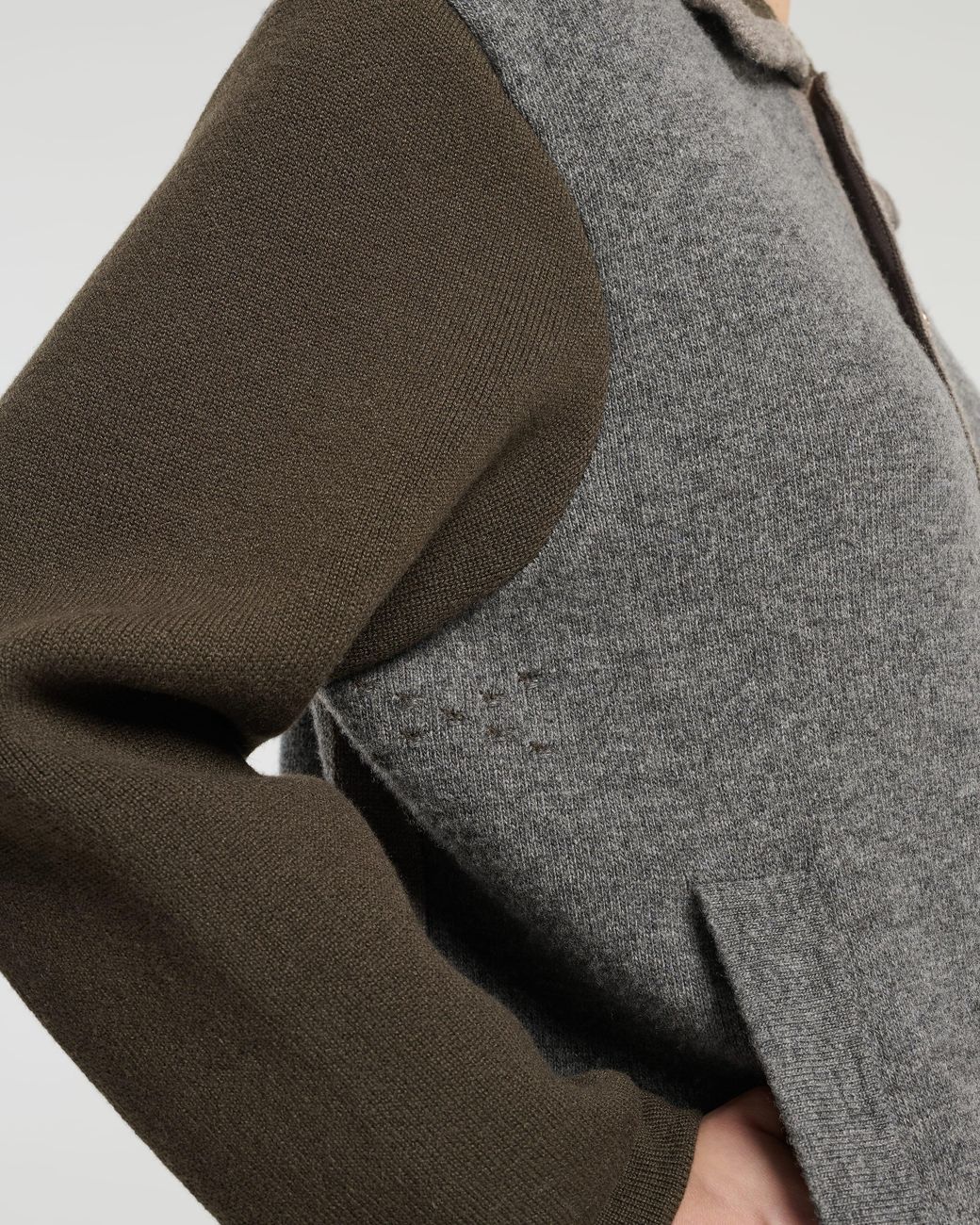Barrie Gray Trompe-l''œil Jacket In Cashmere And Wool