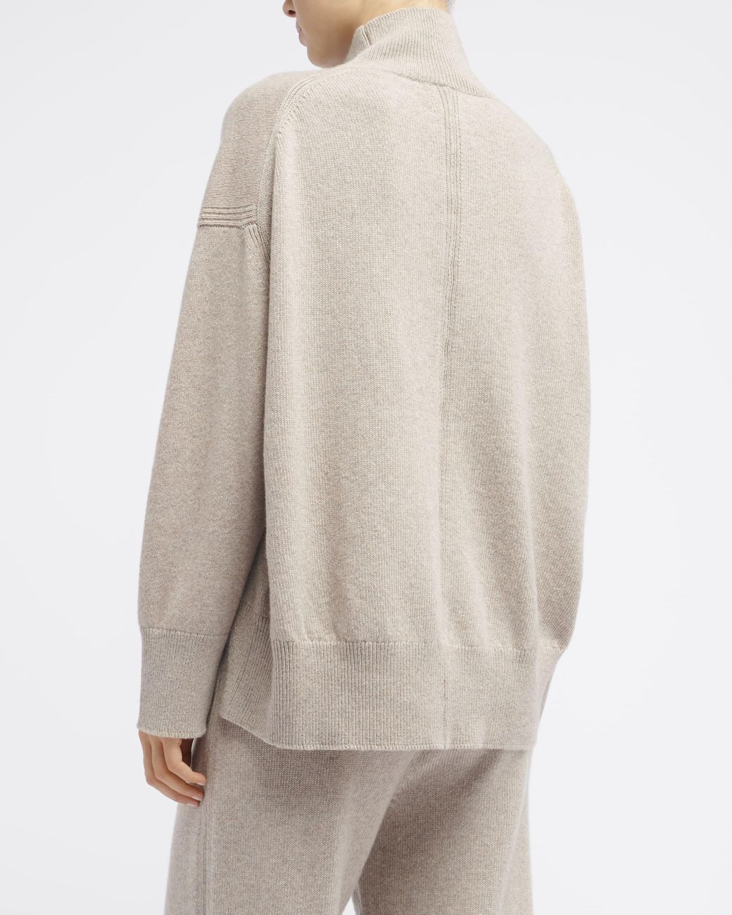 Barrie Gray Iconic Oversized Roll-neck Cashmere Jumper