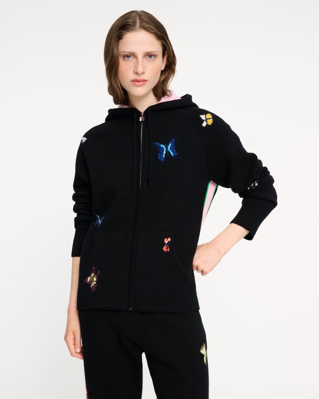Barrie Black Butterflies Hoodie + Damien Hirst – Numbered Item