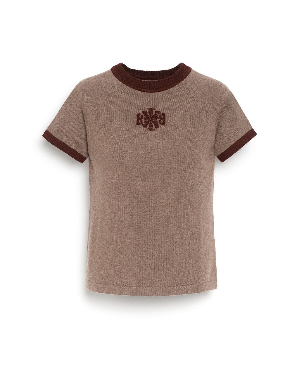 Barrie Brown Cashmere Top With B Logo