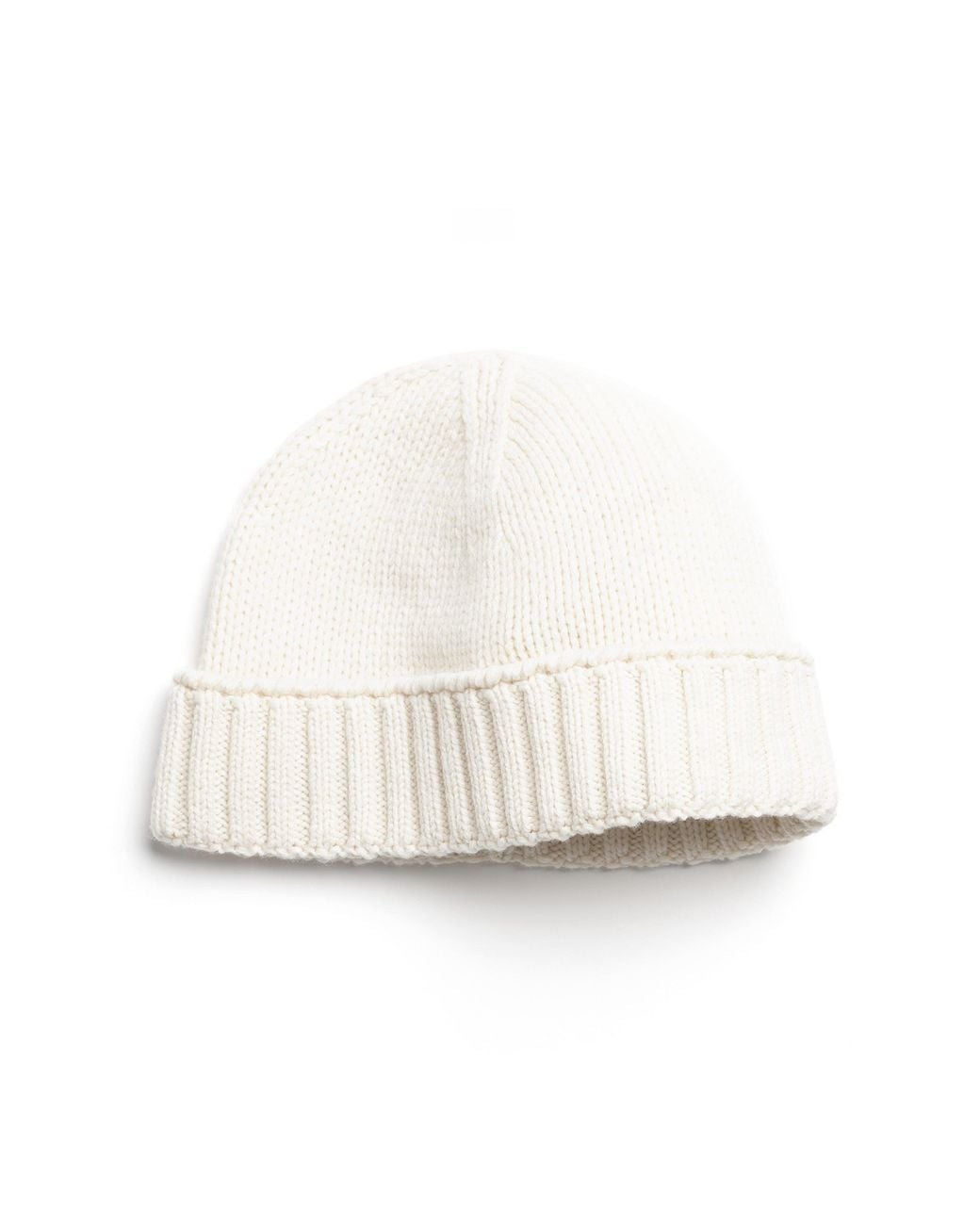 Barrie White Chunky Cashmere Beanie