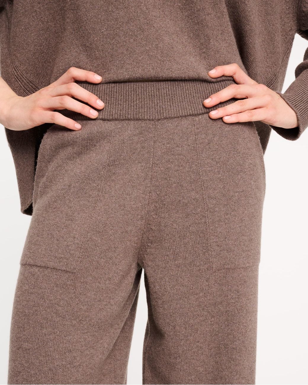 Barrie Brown Straight-Cut Cashmere Trousers