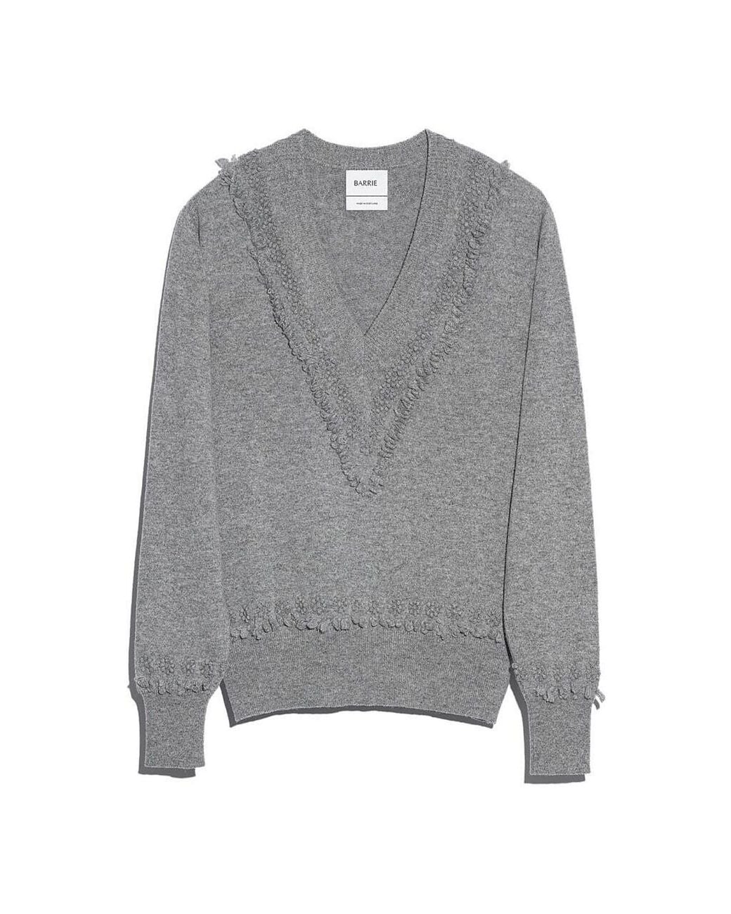 Barrie Gray Timeless V-Neck Cashmere Jumper