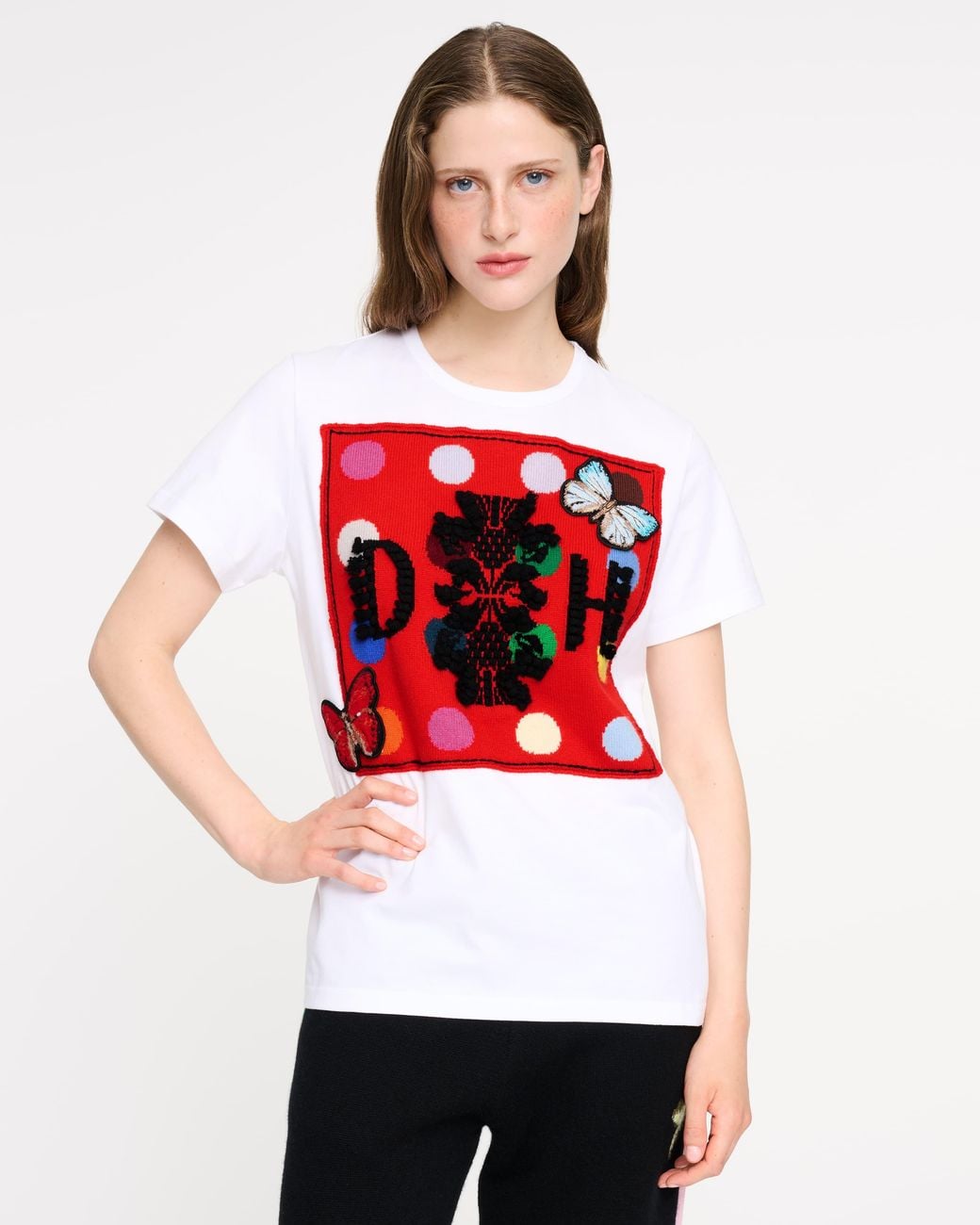 Barrie Red Spots And Butterflies Logo T-Shirt + Damien Hirst