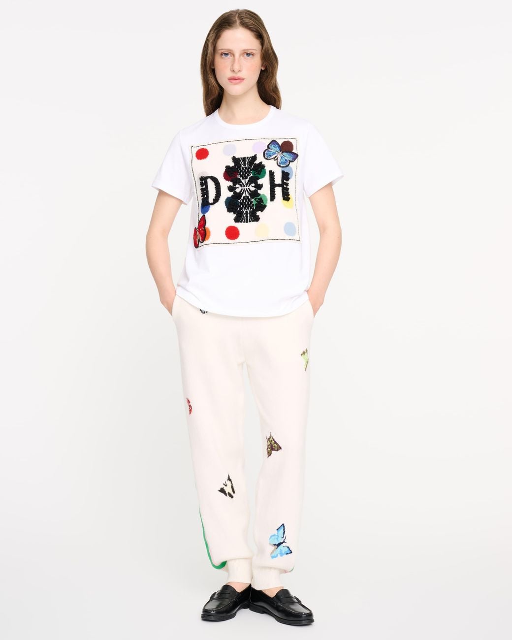 Barrie White Spots And Butterflies Logo T-Shirt + Damien Hirst