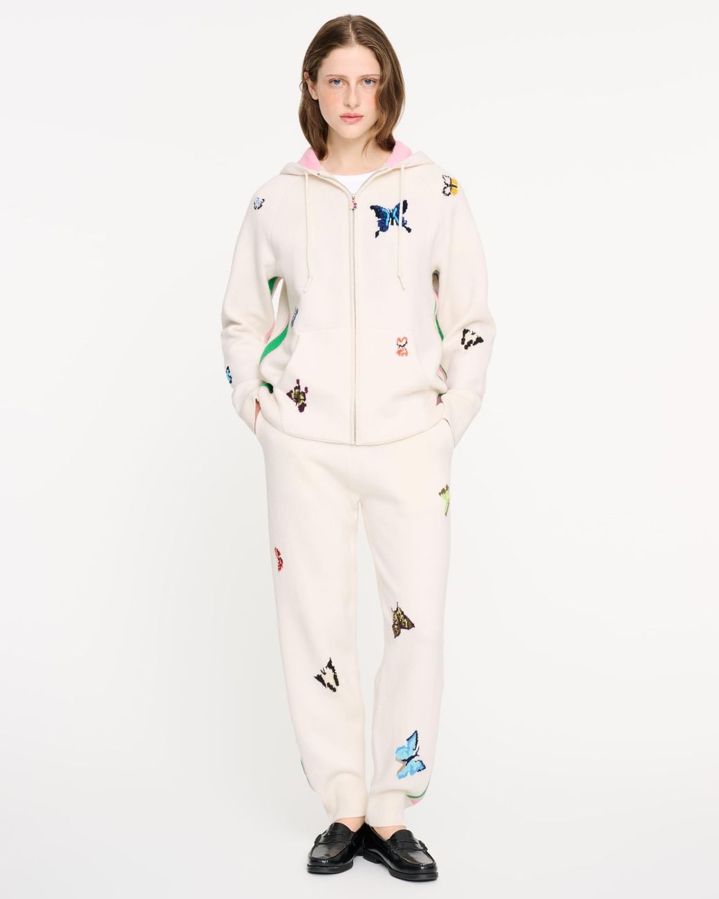 Barrie Natural Butterflies Hoodie + Damien Hirst