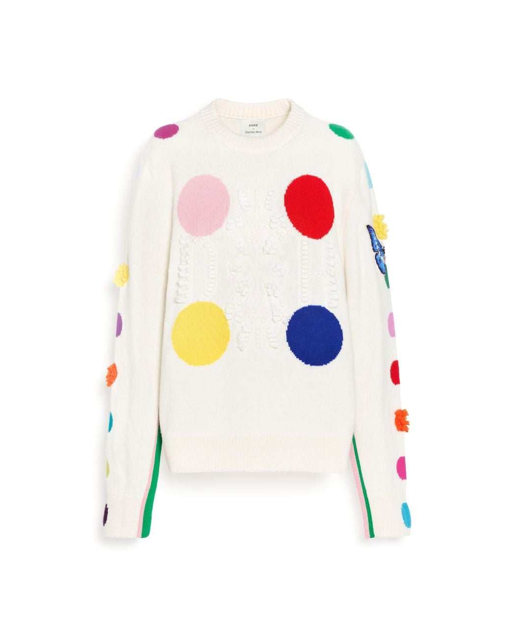 Barrie White Spots Jumper + Damien Hirst – Numbered Item