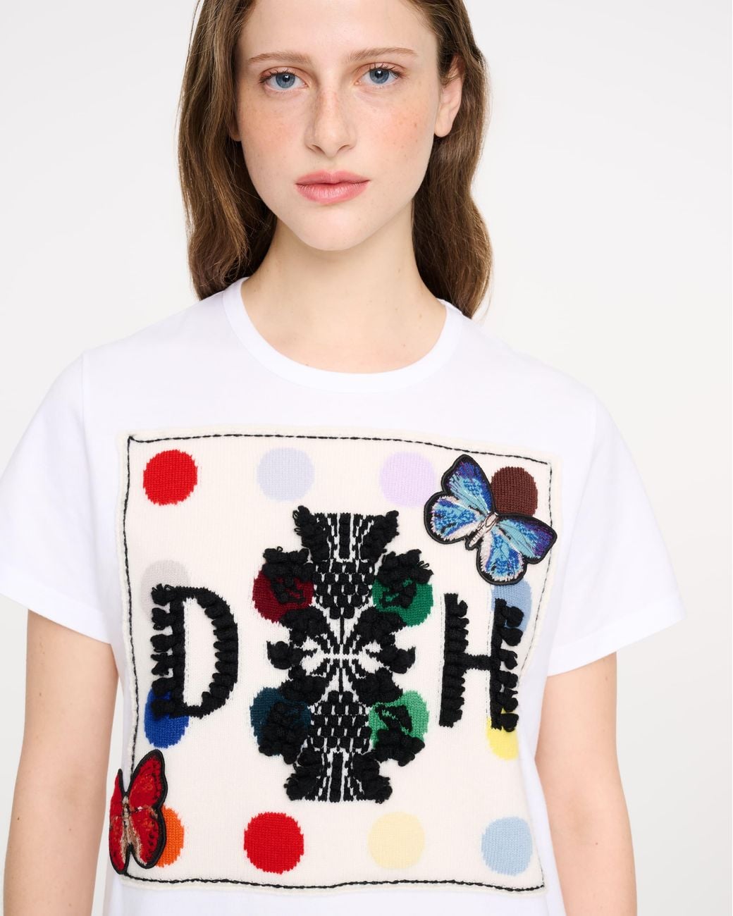 Barrie White Spots And Butterflies Logo T-Shirt + Damien Hirst