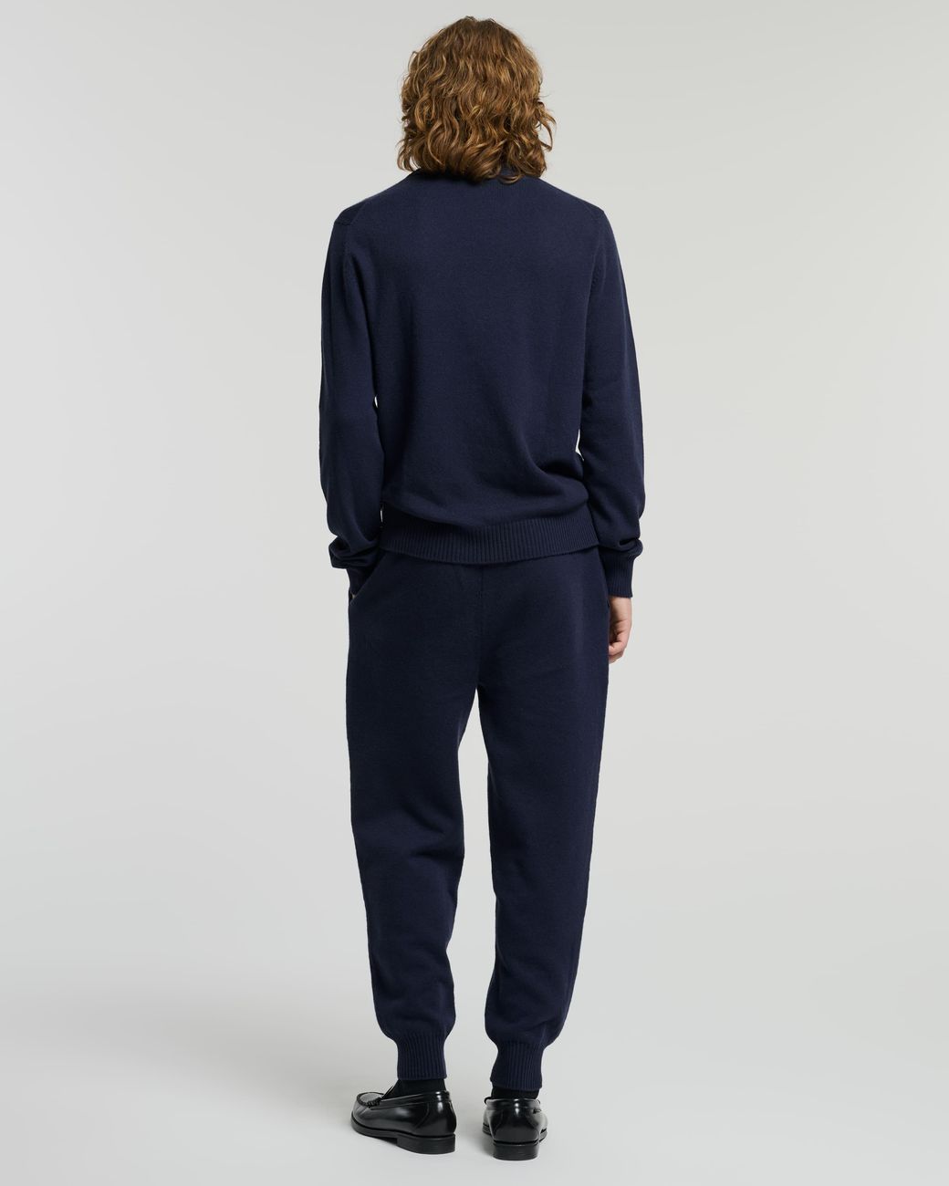 Barrie Blue B Label Cashmere Sweater for men