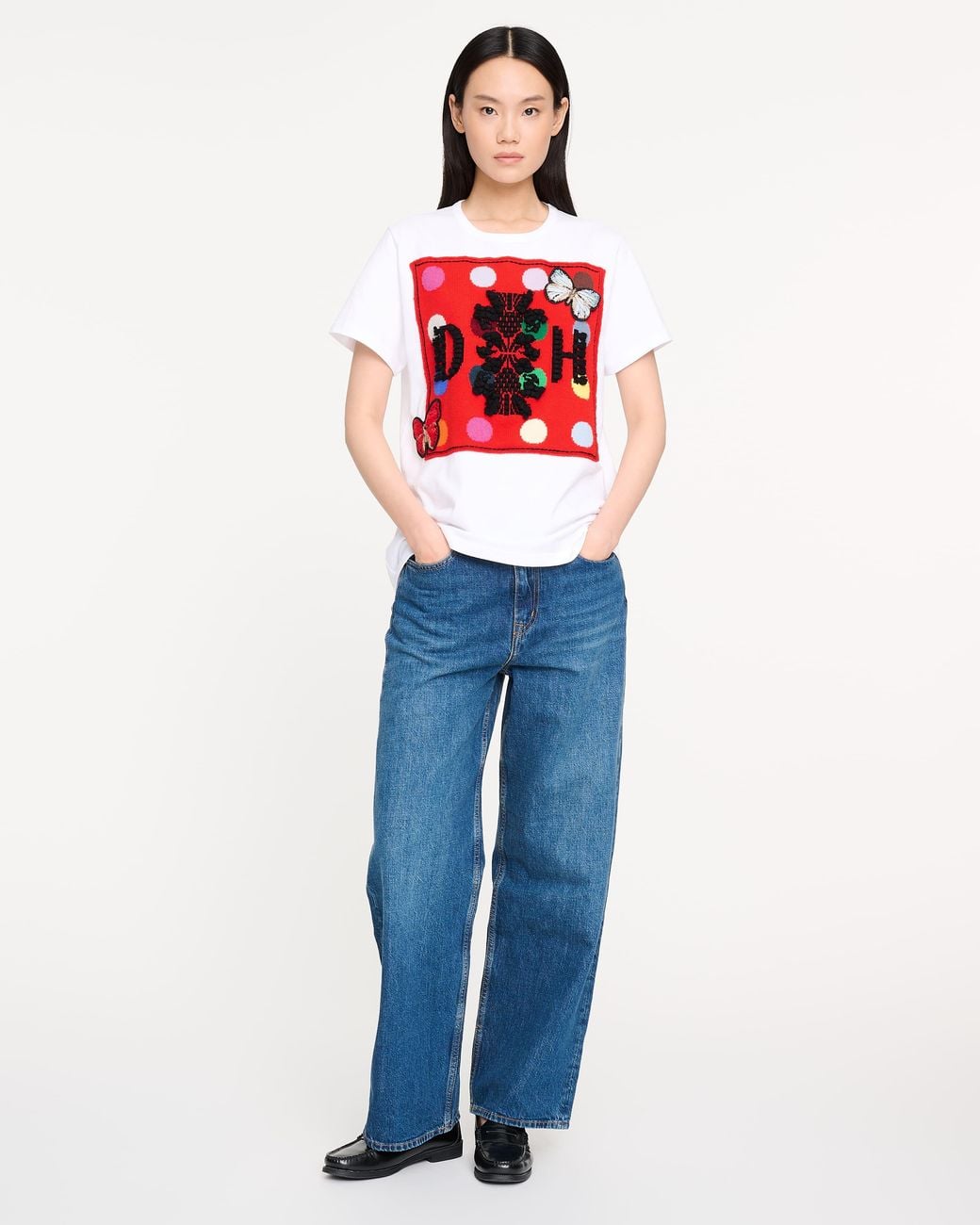 Barrie Red Spots And Butterflies Logo T-Shirt + Damien Hirst