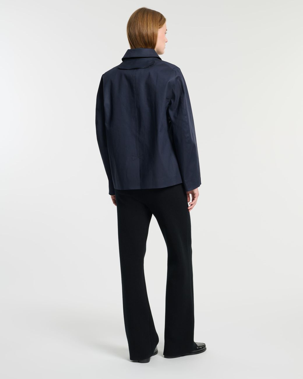 Barrie Blue Short Waterproof Coat
