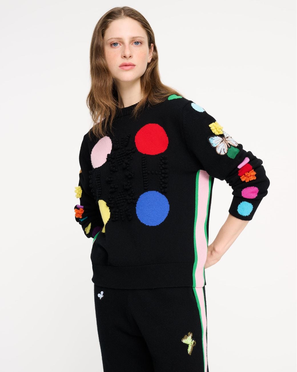 Barrie Black Spots Jumper + Damien Hirst – Numbered Item