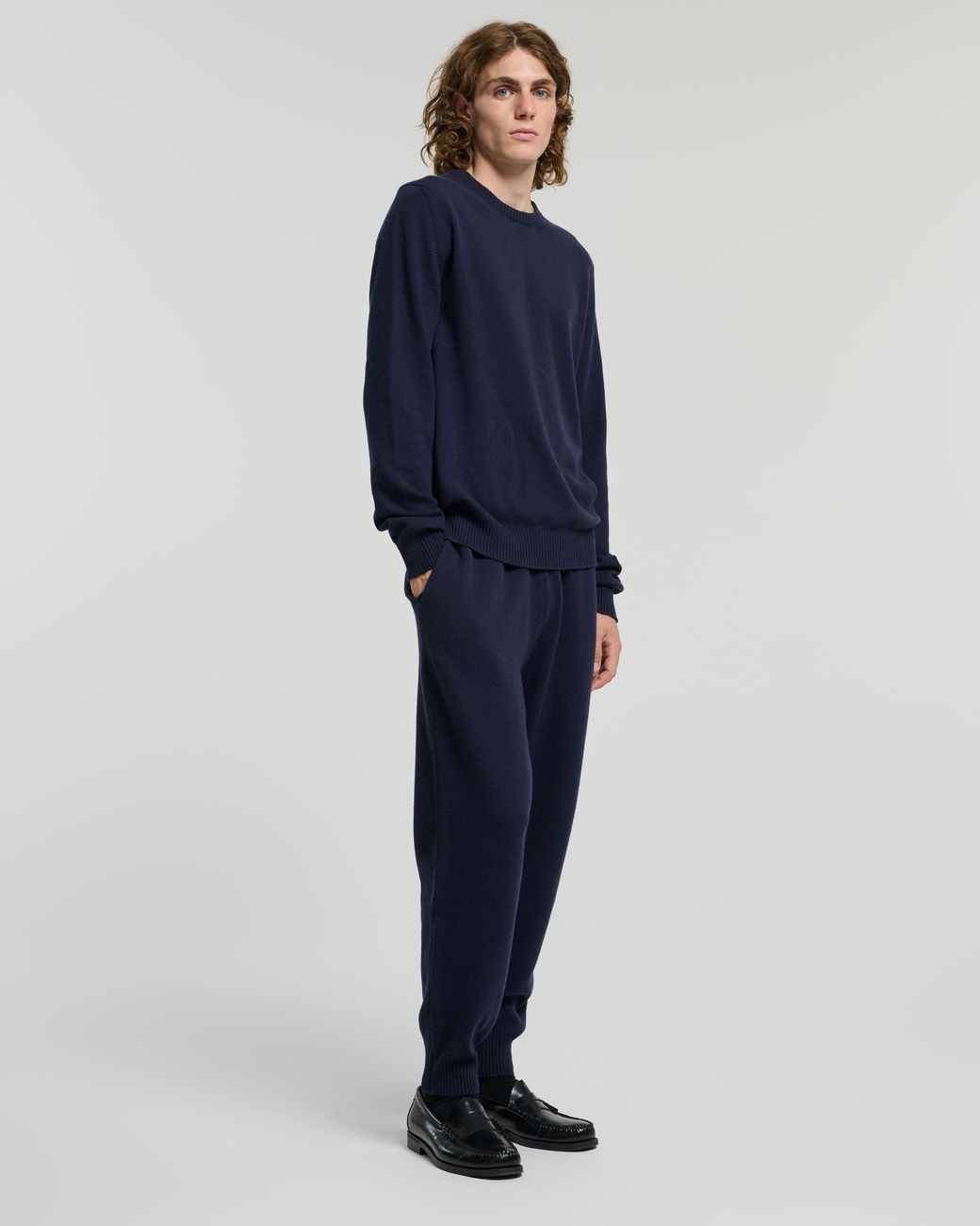 Barrie Blue B Label Cashmere Sweater for men