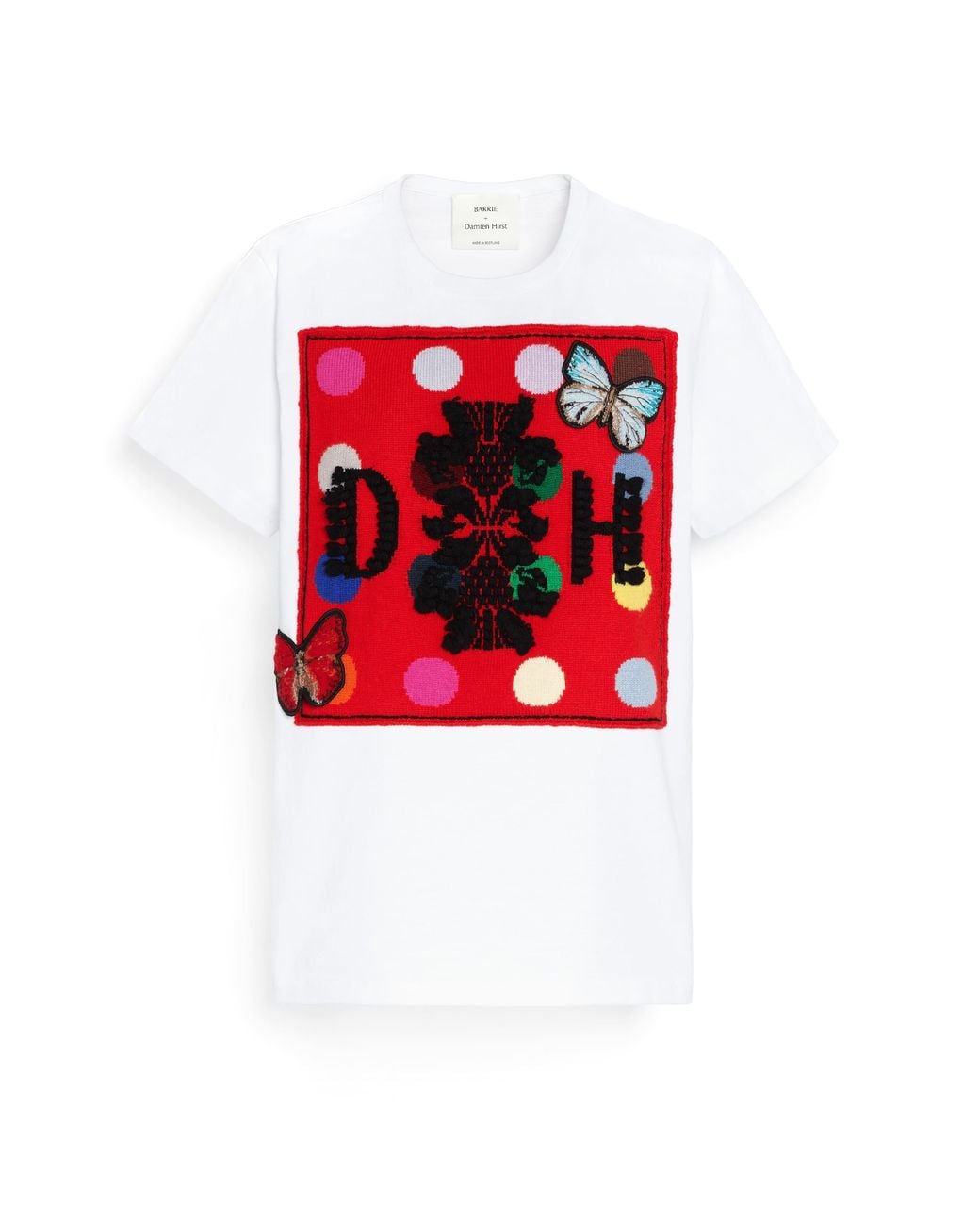 Barrie Red Spots And Butterflies Logo T-Shirt + Damien Hirst