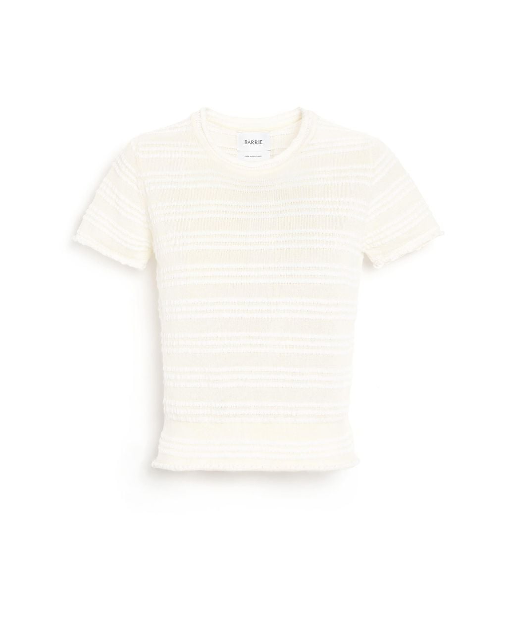 Barrie White Striped Top