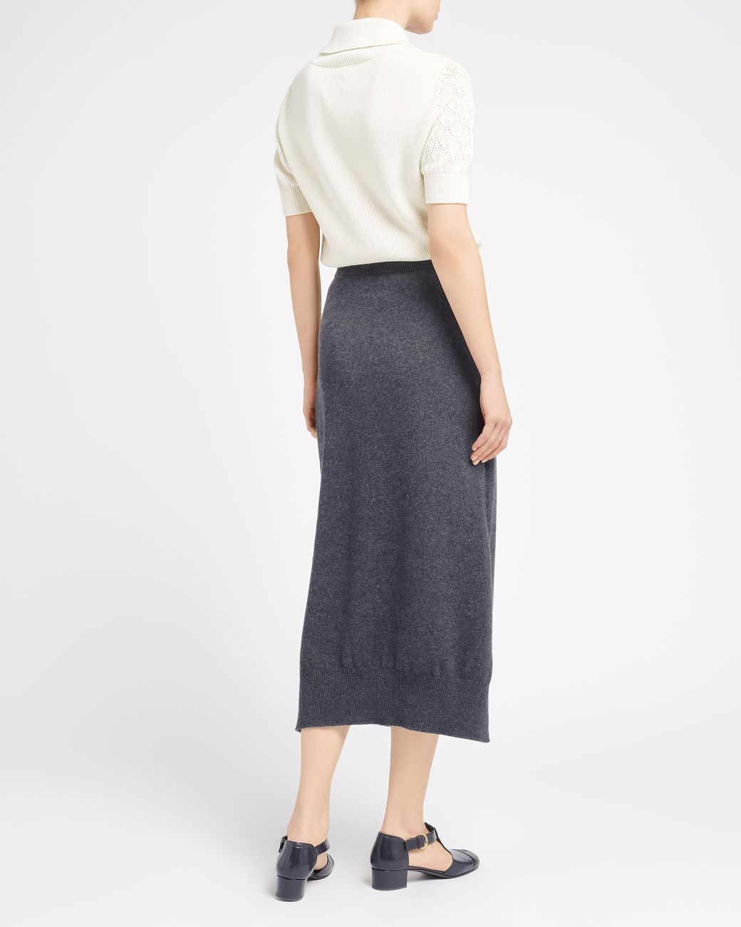 Barrie Gray Iconic Cashmere Skirt