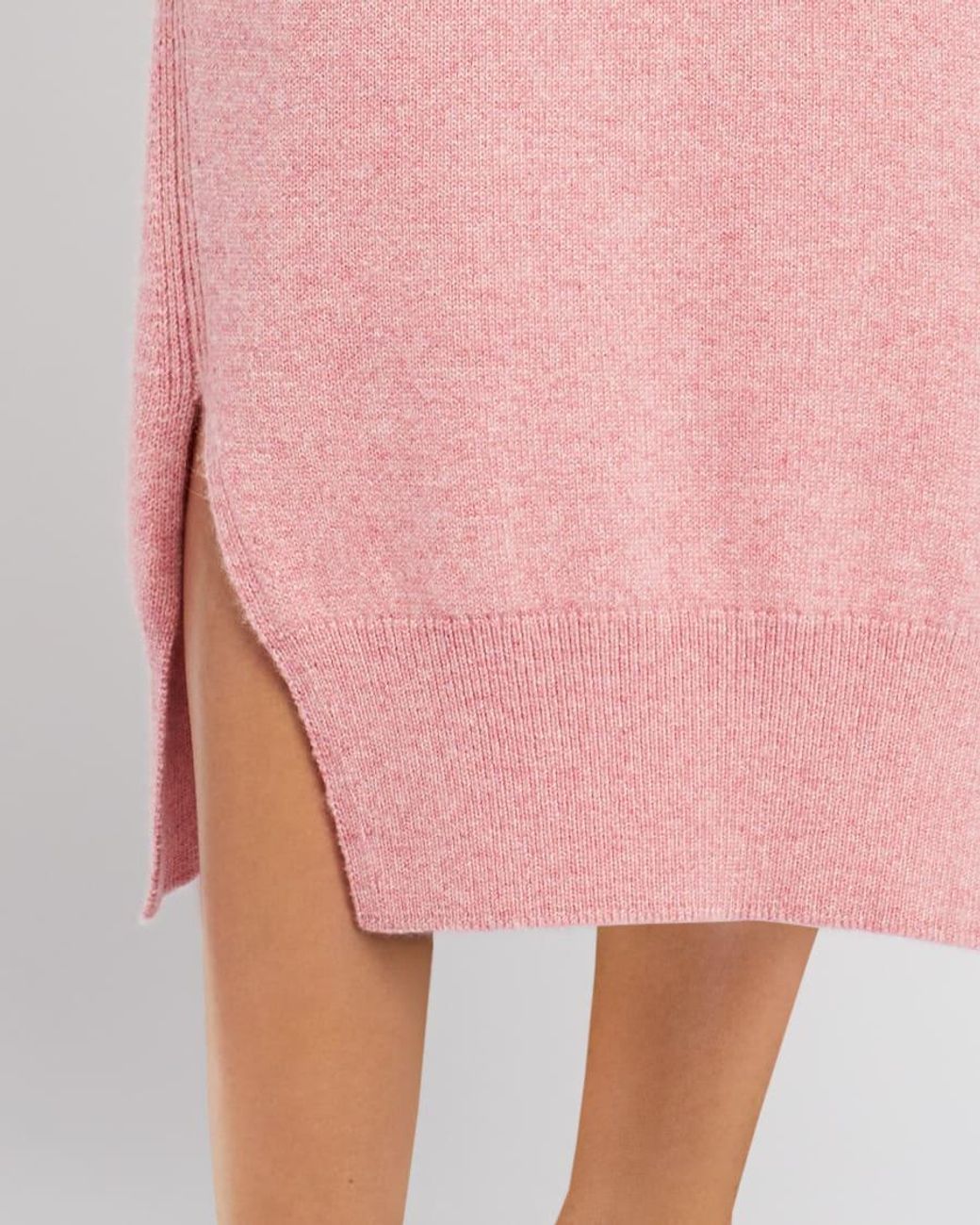 Barrie Pink Iconic Cashmere Skirt