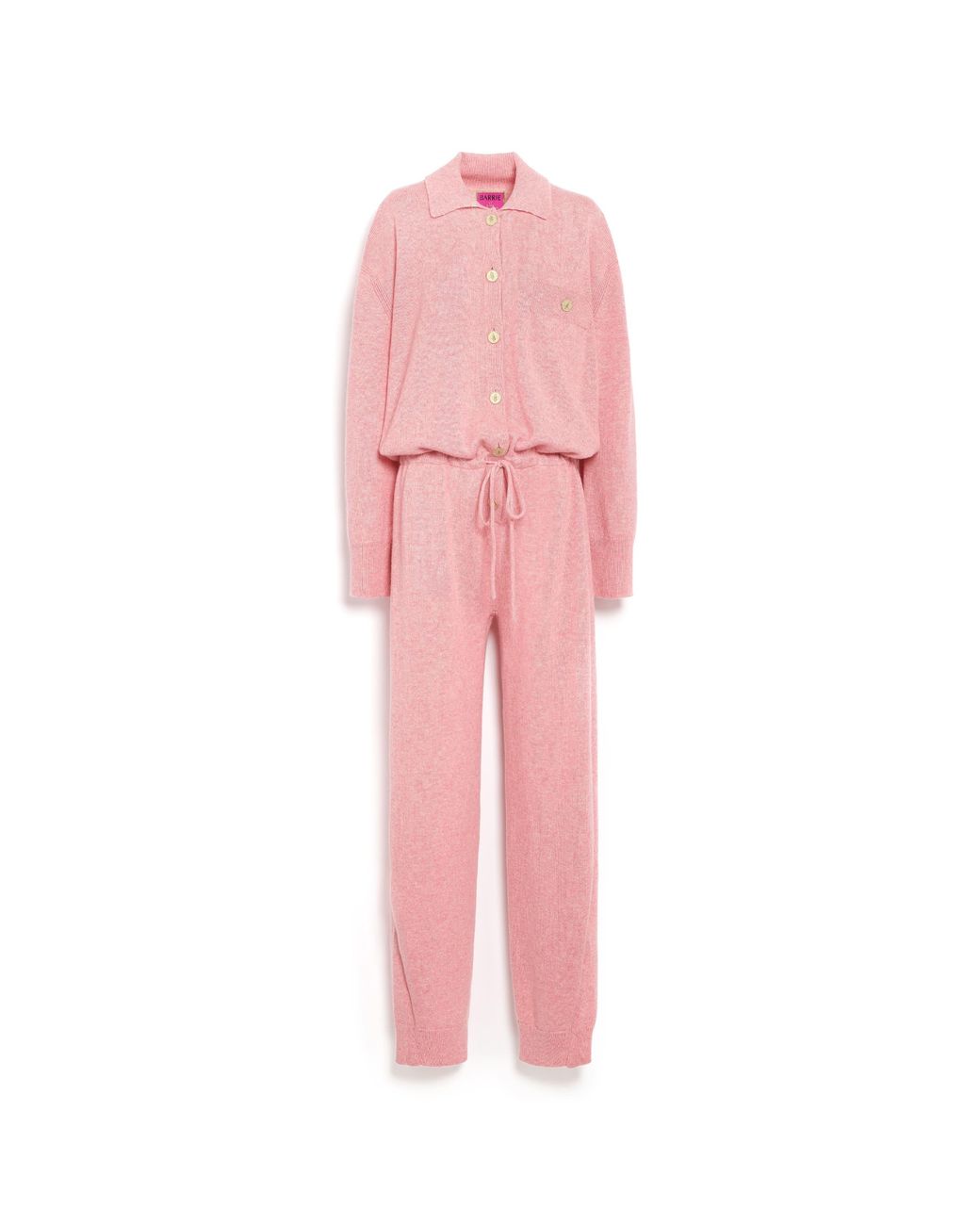 Barrie Pink Cashmere Jumpsuit