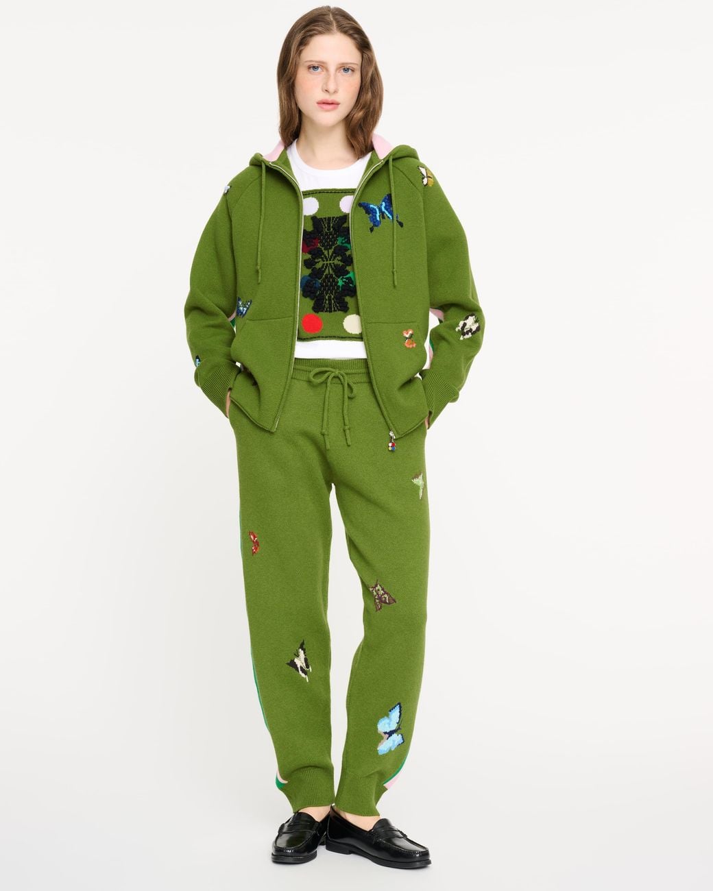 Barrie Green Butterflies Hoodie + Damien Hirst – Numbered Item