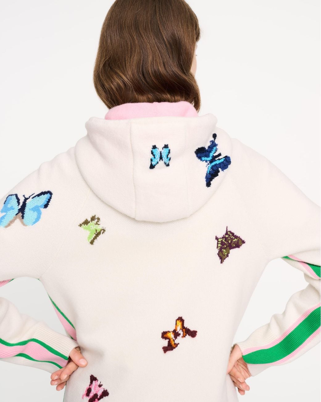 Barrie Natural Butterflies Hoodie + Damien Hirst